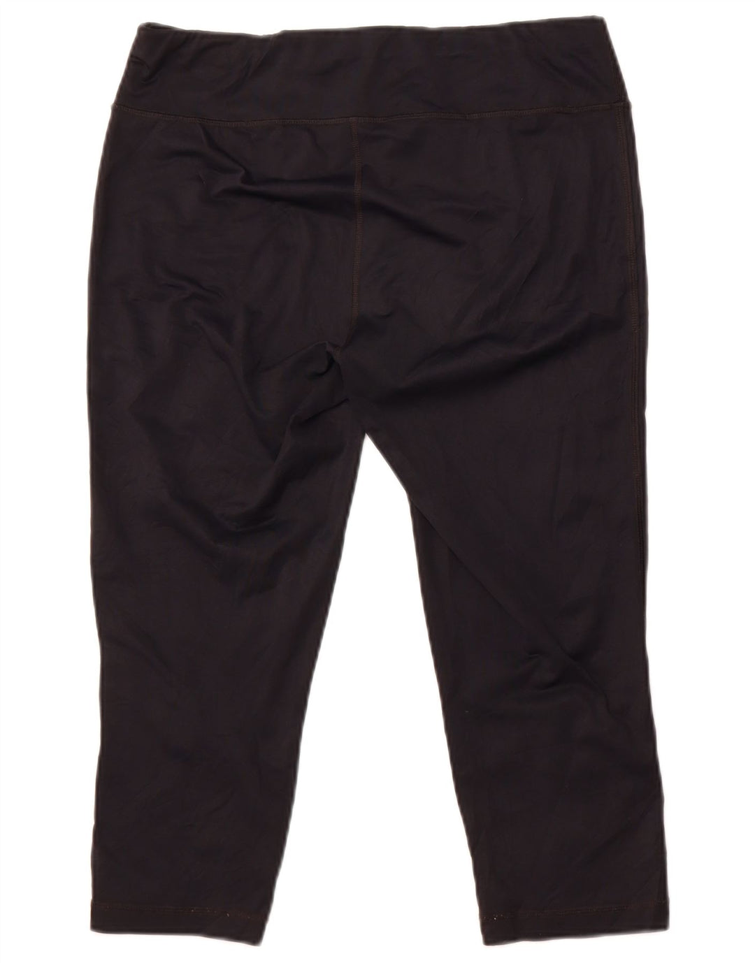 Fila Dame Capri Leggings UK 16 Stor Sort Nylon