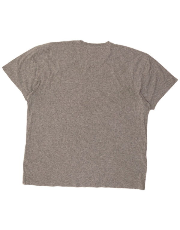 Vans Herre Classic Fit Grafisk T-Shirt Top 2XL Grå Flecked Bomuld