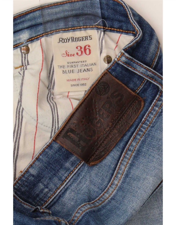 Roy Rogers Slim Jeans til mænd W36 L30 blå bomuld