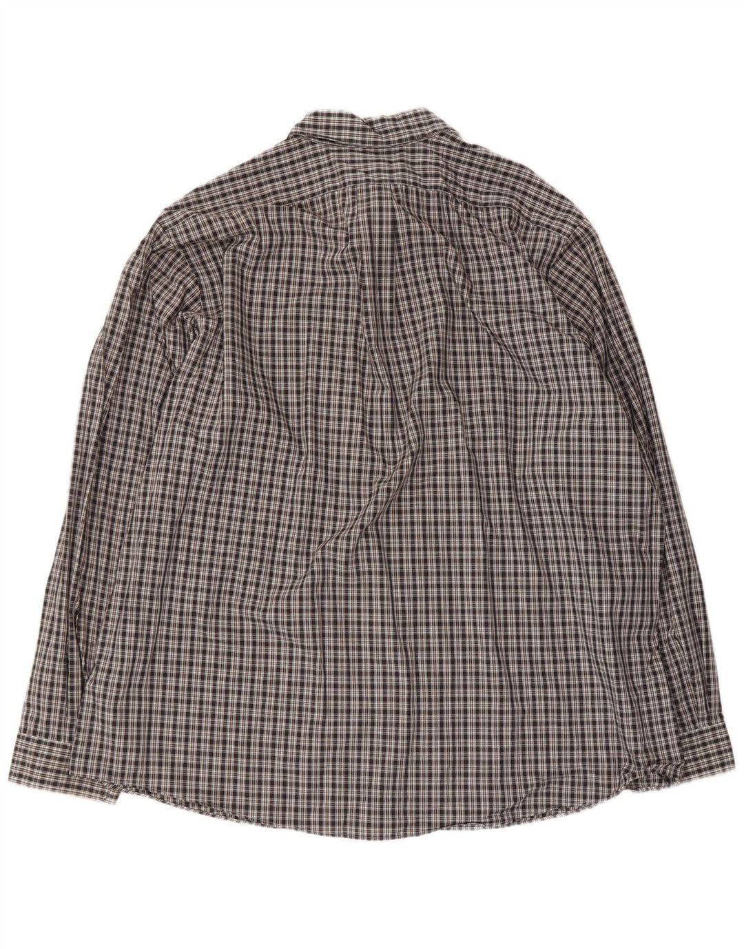 Eddie Bauer Herre Relaxed Fit skjorte 2XL sort ternet bomuld