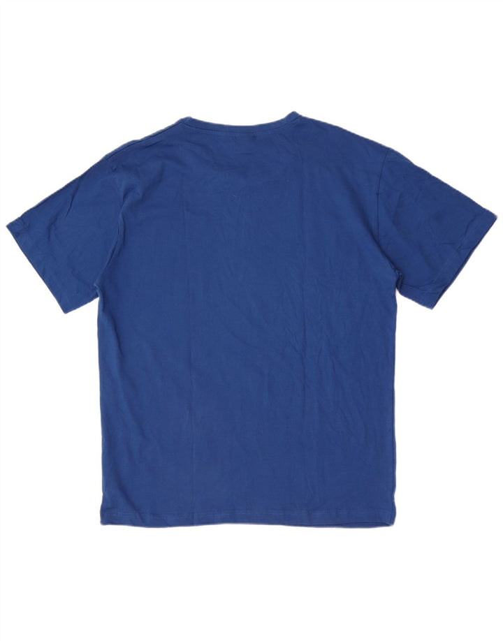 Lotto Herre T-Shirt Top XL Blå Bomuld