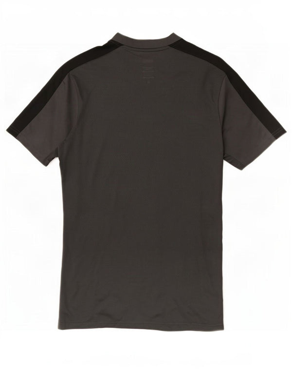Nike Herre Dri Fit Slim T-Shirt Top Medium Grey Colourblock Polyester