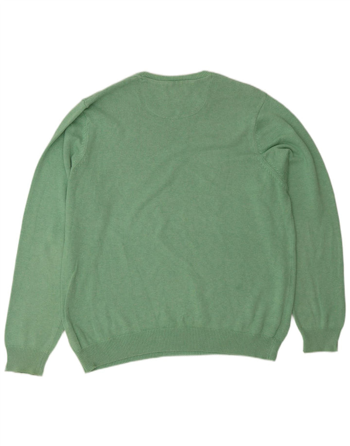 Marks & Spencer Herre Regular Fit Jumper Sweater med rund hals, stor grøn