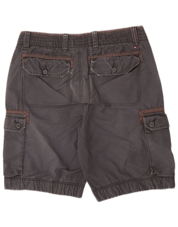 Tommy Hilfiger Herre Cargo Shorts Medium W31 Grå Bomuld
