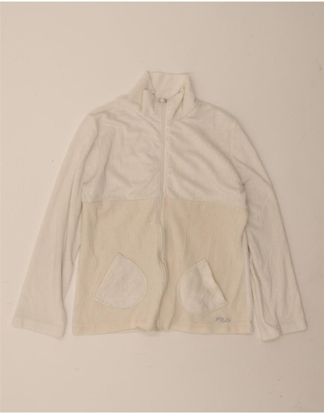 Fila Dame Fleecejakke UK 16 Large White