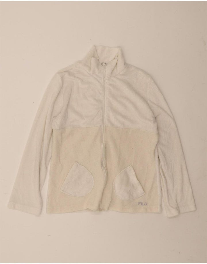 Fila Dame Fleecejakke UK 16 Large White