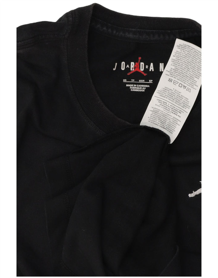 Jordan T-shirt top XS sort bomuld
