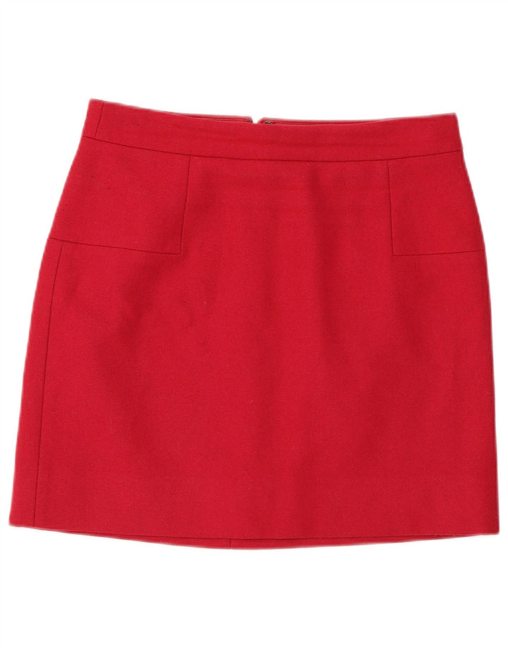 J. Crew Dame Mini-nederdel US 2 XS W28 Pink Uld