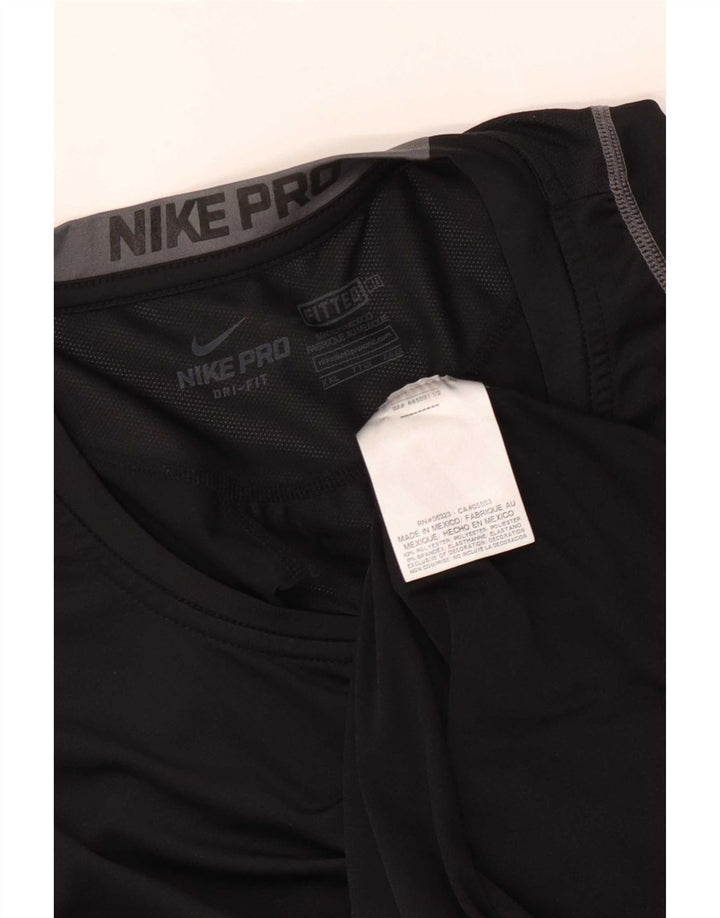 Nike herre Dri Fit T-shirt top 2XL sort polyester