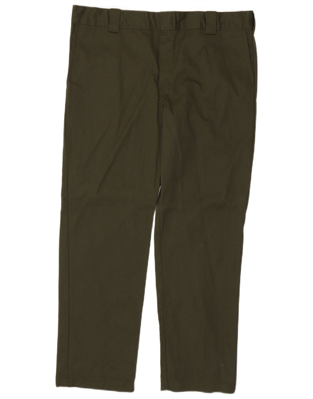 DICKIES Herre Slim Straight Chino Bukser W38 L32 Khaki Polyester