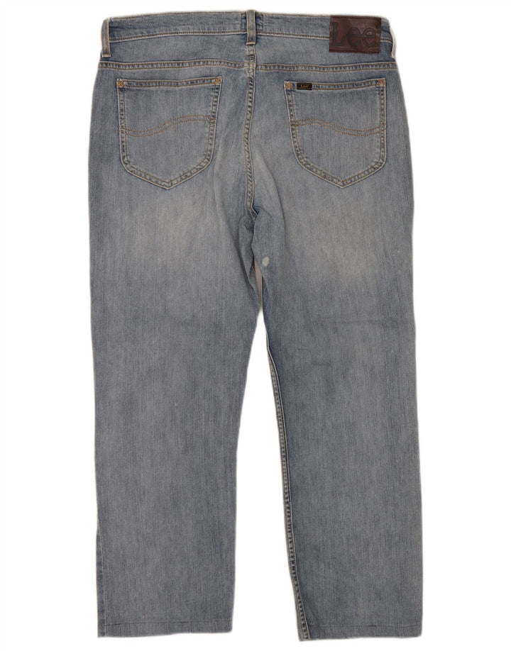 Lee Womens Cropped Jeans W32 L24 Blå