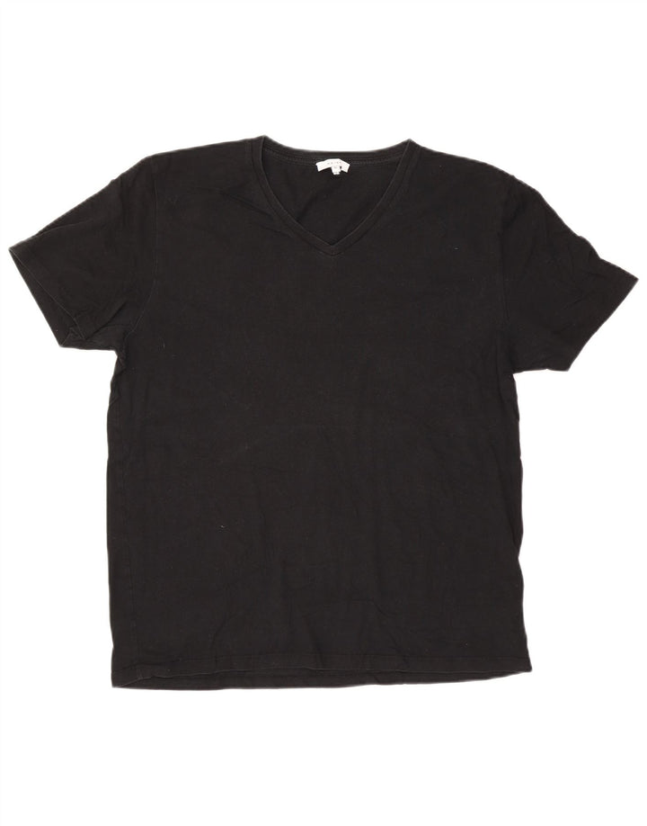 Reiss Herre T-Shirt Top XL Sort Bomuld