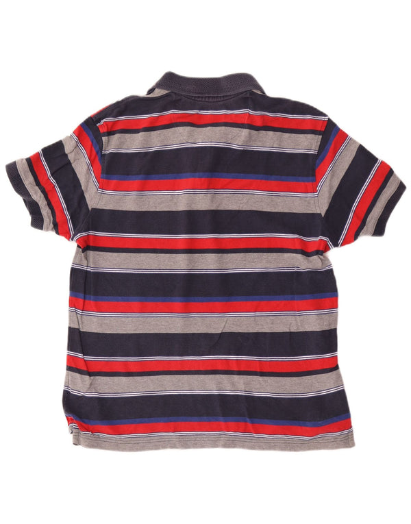 Marks & Spencer Herre Blue Harbor Polo Shirt Lille Flerfarvet Stribet