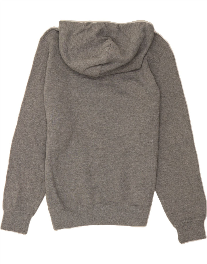 RUSSELL ATHLETIC Mens Graphic Hoodie Jumper Medium Grey Polyester Vintage Russell Athletic and Second-Hand Russell Athletic from Messina Hembry 