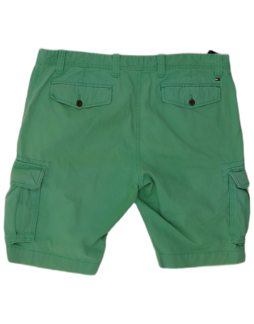 TOMMY HILFIGER Herre Cargo Shorts W38 XL Grøn Bomuld