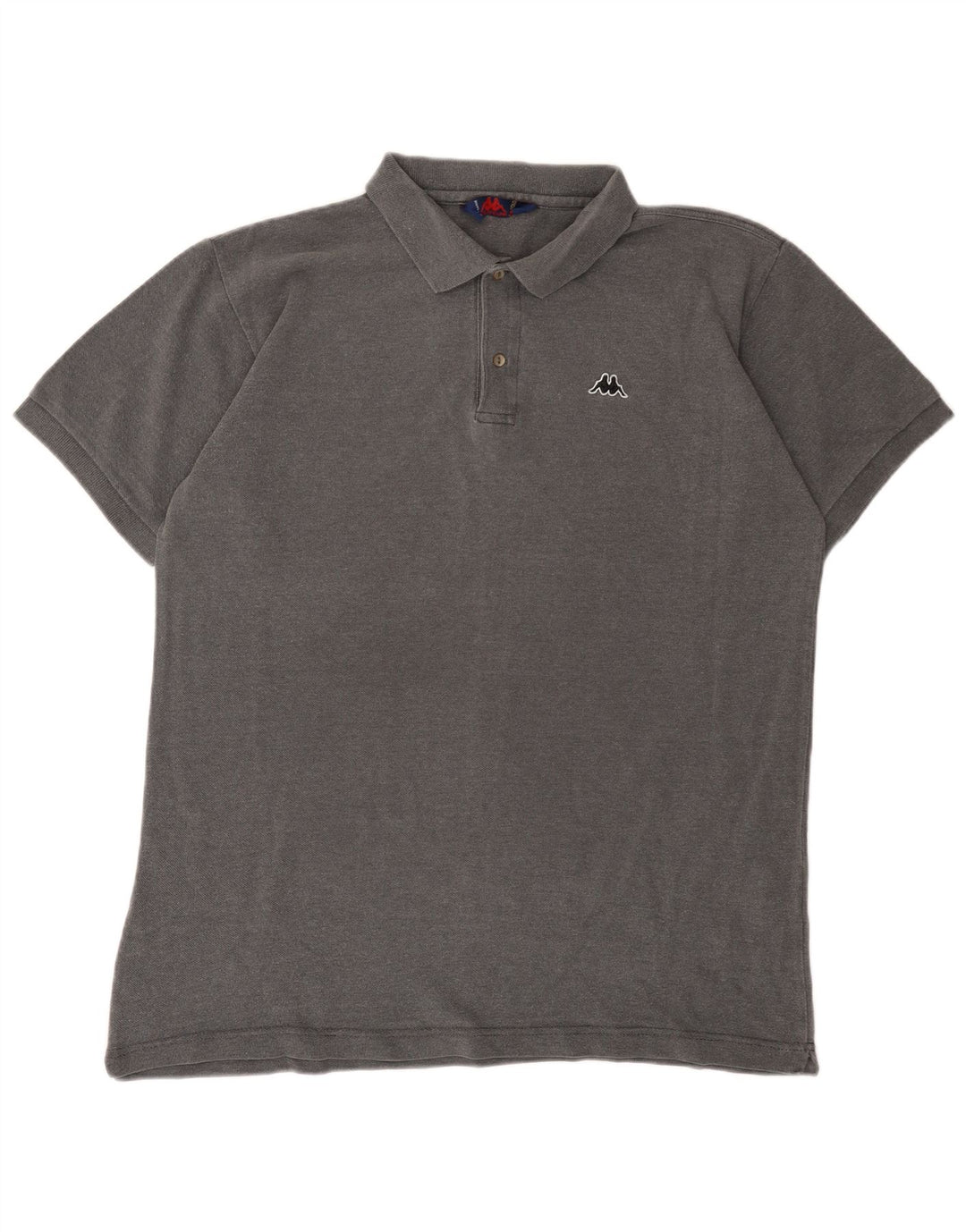 KAPPA Poloshirt til mænd XL Grå Bomuld
