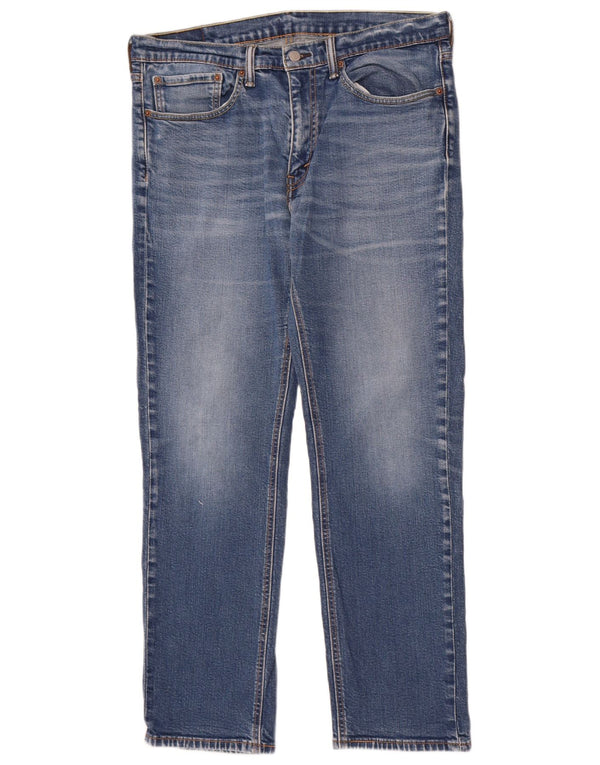Levi's Herre 541 Straight Jeans W34 L32 Blå Bomuld