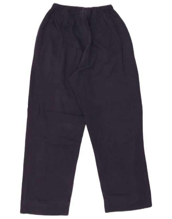 PUMA Womens Tracksuit Trousers UK 8 Small  Navy Blue Cotton