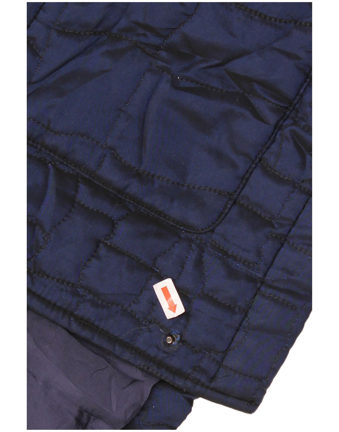 Mariella Burani Quiltet jakke til kvinder UK 12 Medium Navy Blue