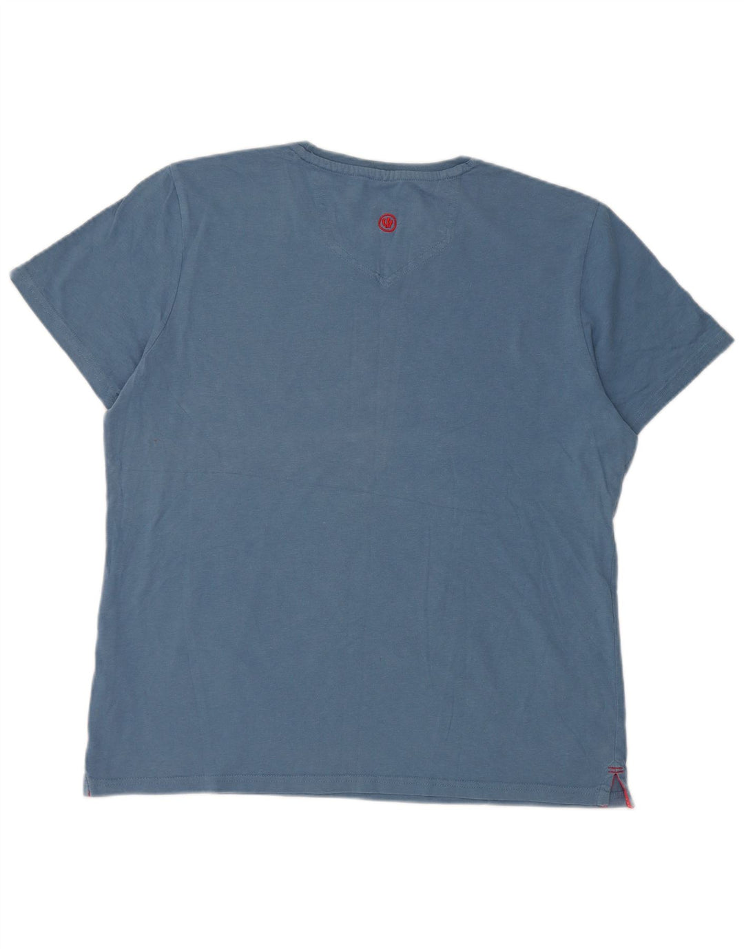 Fat Face Herre Grafisk T-Shirt Top Stor Blå Bomuld
