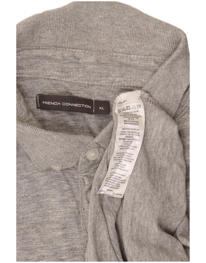 French Connection Herre poloshirt XL Grå Flecked Bomuld