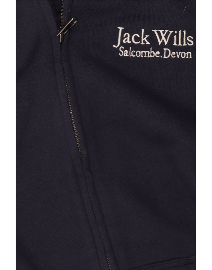 Jack Wills drenge Salcombe Devon hættetrøje med lynlås 12-13 år marineblå
