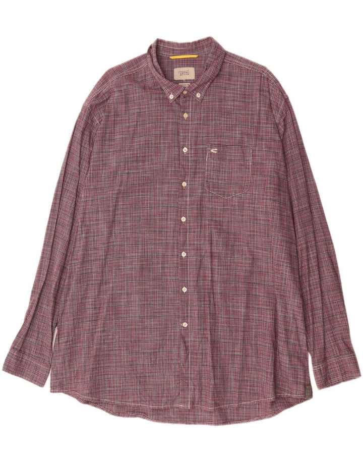 CAMEL ACTIVE Herre Regular Fit skjorte 2XL rød nålestribe