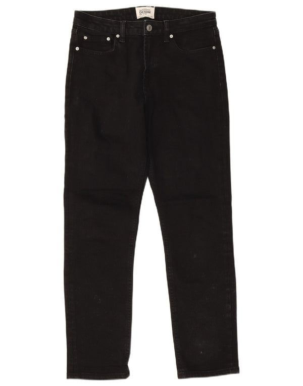 ZARA Womens Trafaluc Slim Jeans W28 L27 Black Cotton