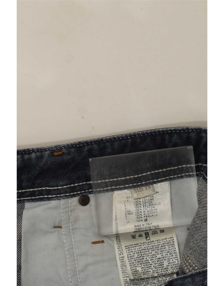 Diesel Herre Distressed Denim Shorts W29 Små blå bomuld
