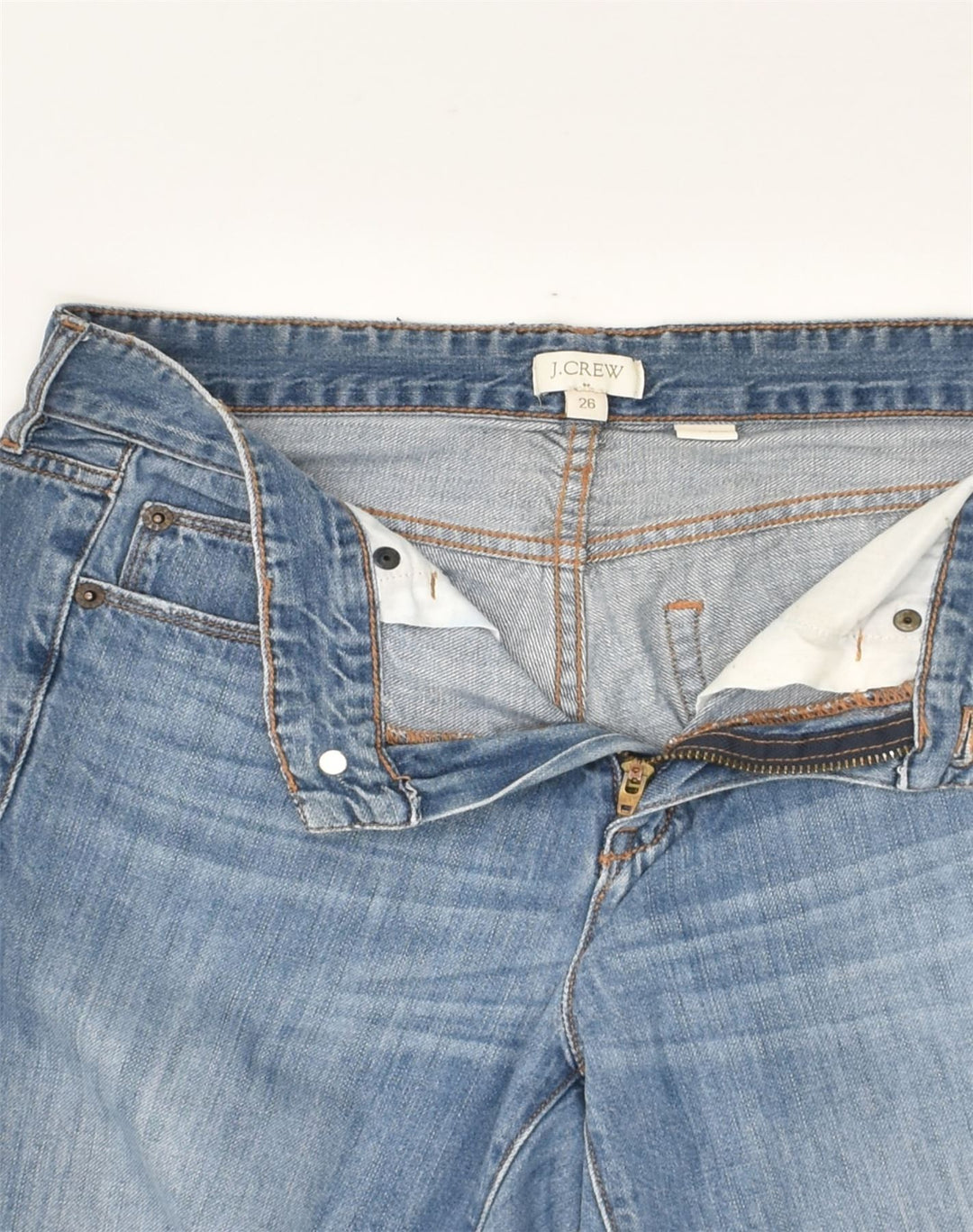 J. CREW Womens Straight Jeans W30 L27 Blue Cotton | Vintage J. Crew | Thrift | Second-Hand J. Crew | Used Clothing | Messina Hembry 