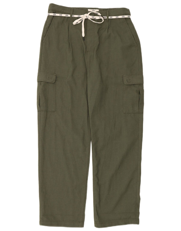Vans Herre Straight Cargo Bukser Large W32 L28 Grøn Polyester