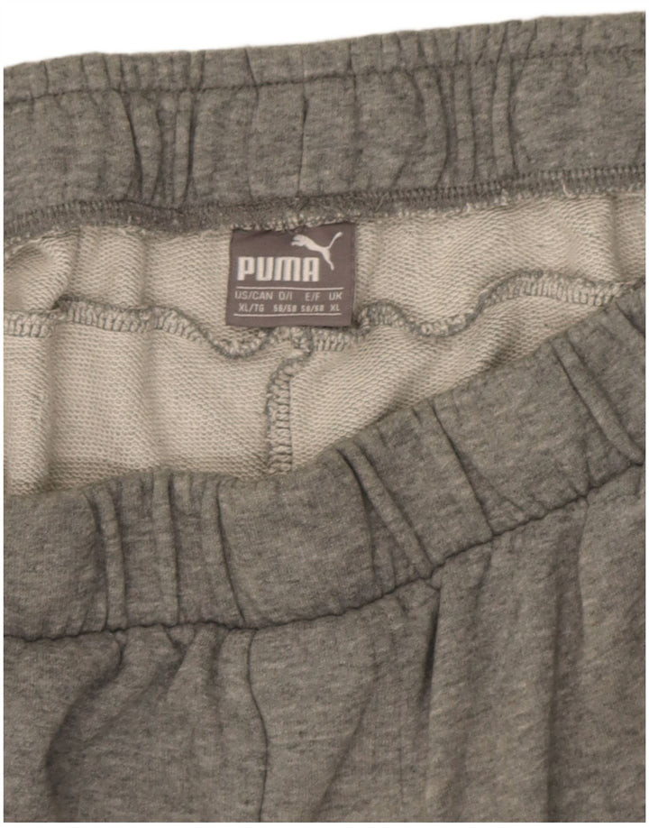 Puma Herre Sportshorts XL Grå Flecked Bomuld