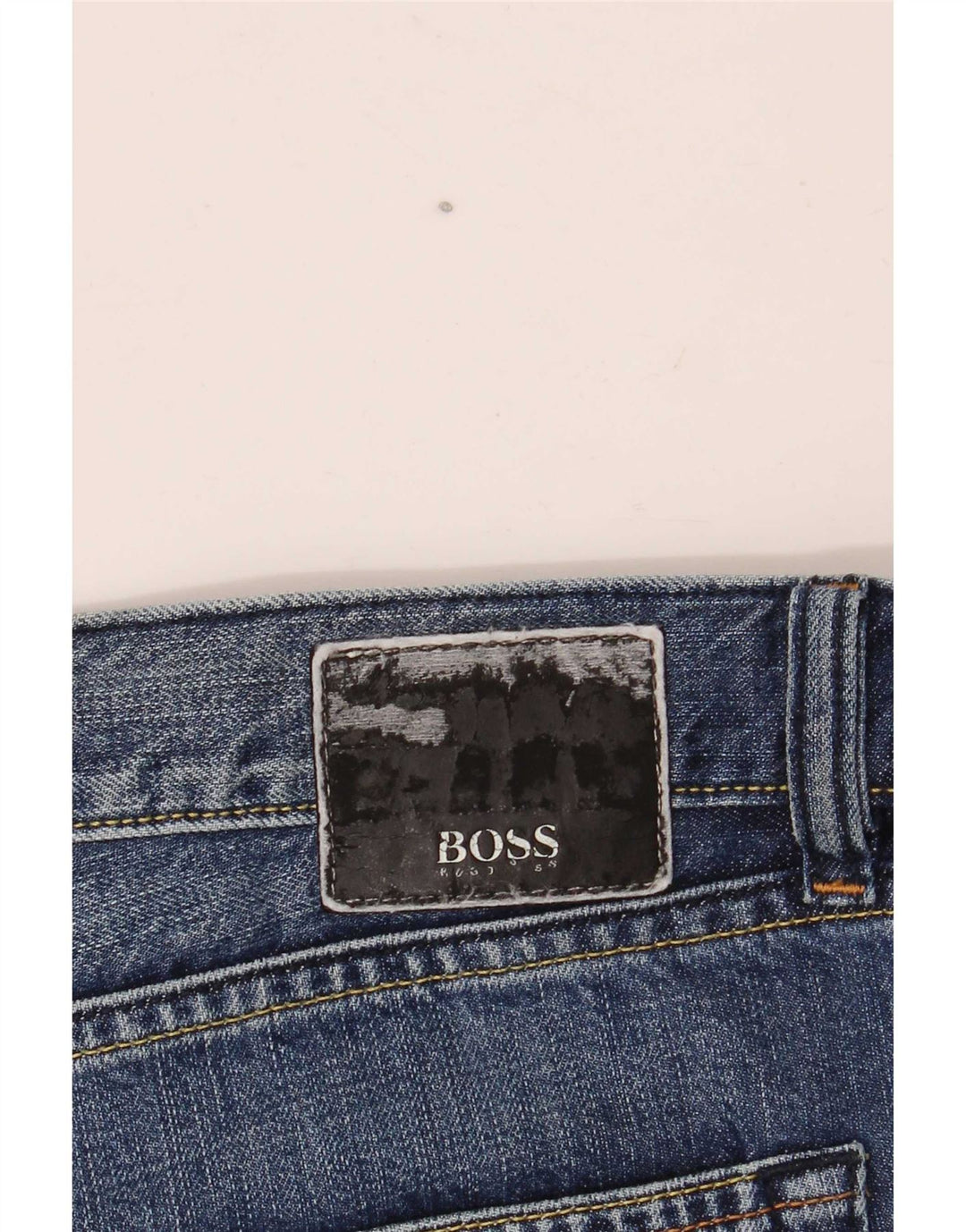 Hugo Boss Herre løse jeans W38 L30 Blå Bomuld