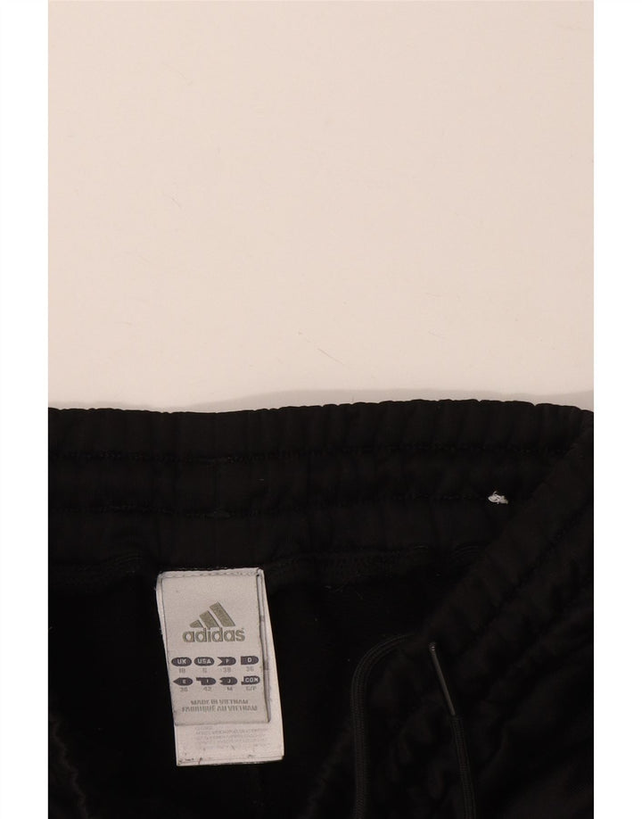 ADIDAS Træningsdragtsbukser til kvinder UK 10 Small Black Polyester