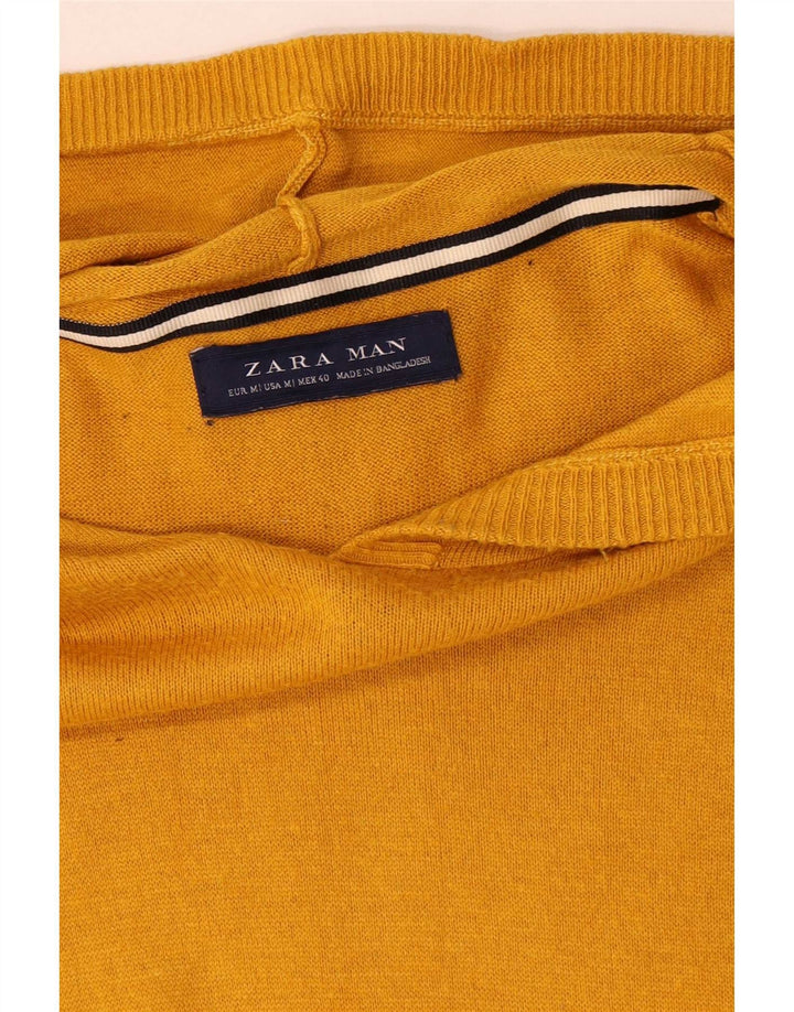 Zara Herre hættetrøje Jumper Medium Gul