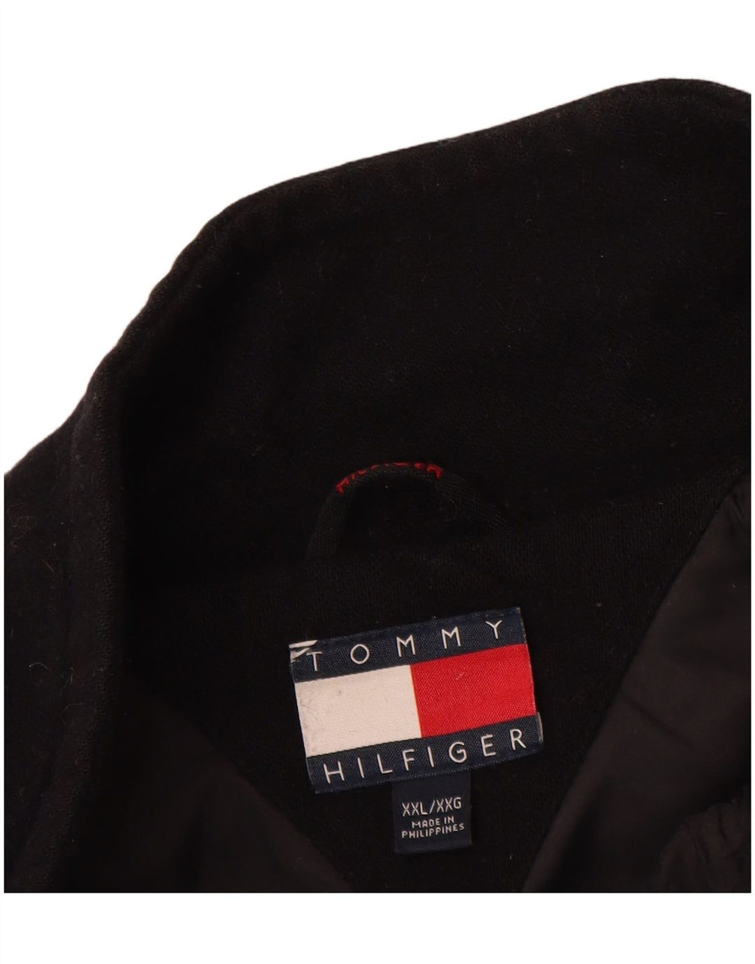 Tommy Hilfiger Herre Utility Jacket UK 44 2XL Sort Colourblock Uld
