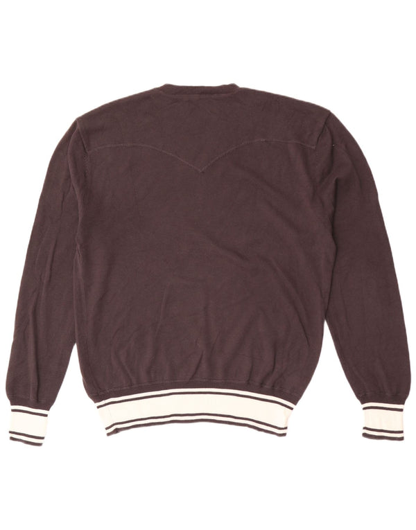 Levi's Herre sweater med rund hals XL brun bomuld