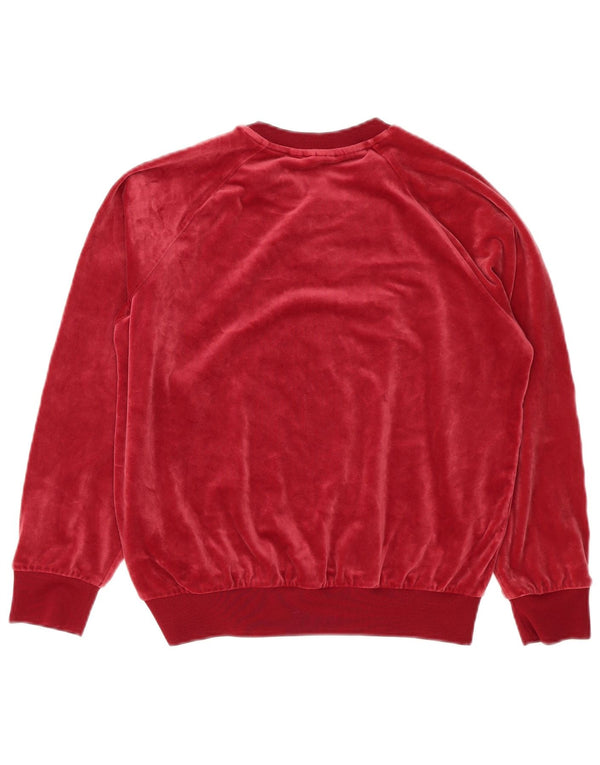 Adidas Pige Loose Fit Sweatshirt Jumper 12-13 År Burgundy Polyester