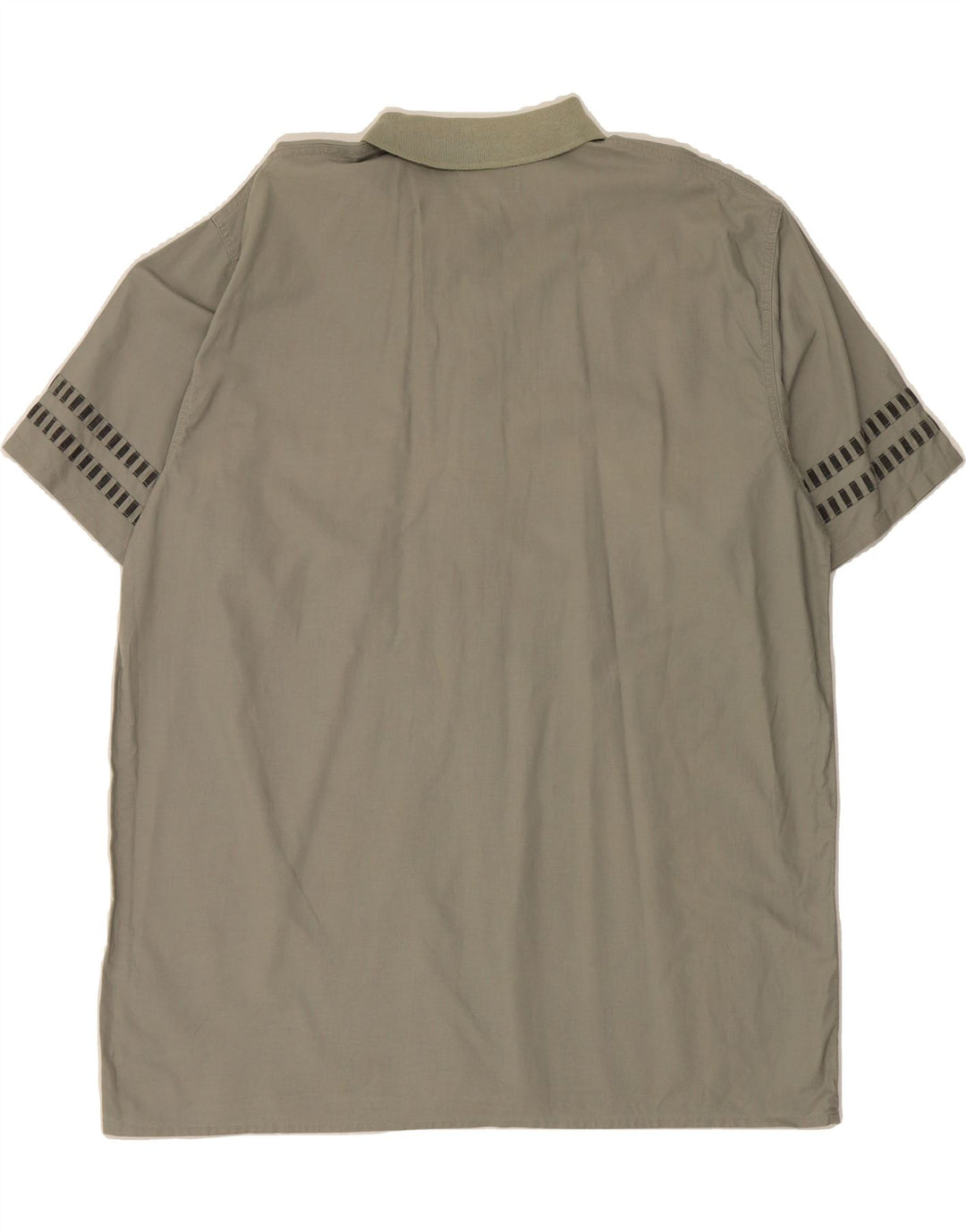 JOHN F GEE Mens Short Sleeve Shirt XL Grey Cotton Vintage John F Gee and Second-Hand John F Gee from Messina Hembry 