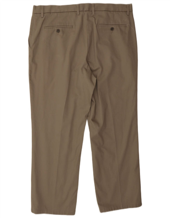 DOCKERS Herre Classic Fit Chino Bukser W38 L29 Beige Bomuld Classic