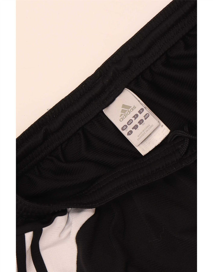 Adidas Herre Climalite Sport Shorts UK 36 Small Black Colourblock Polyester
