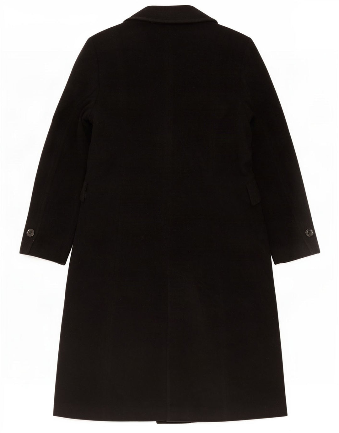 Zara Dame Overfrakke EU 40 Medium Sort Uld
