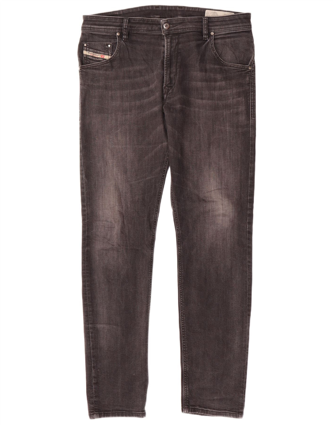 DIESEL Herre Krayver Regular Carrot Slim Jeans W34 L32 Grå Bomuld