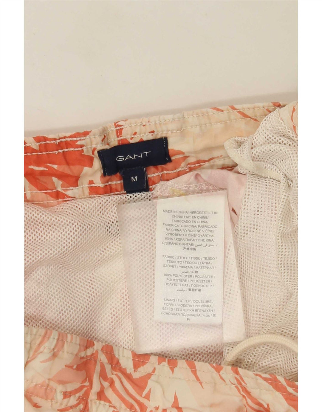 Gant Badeshorts til mænd Medium Flerfarvet Tie Dye Polyester