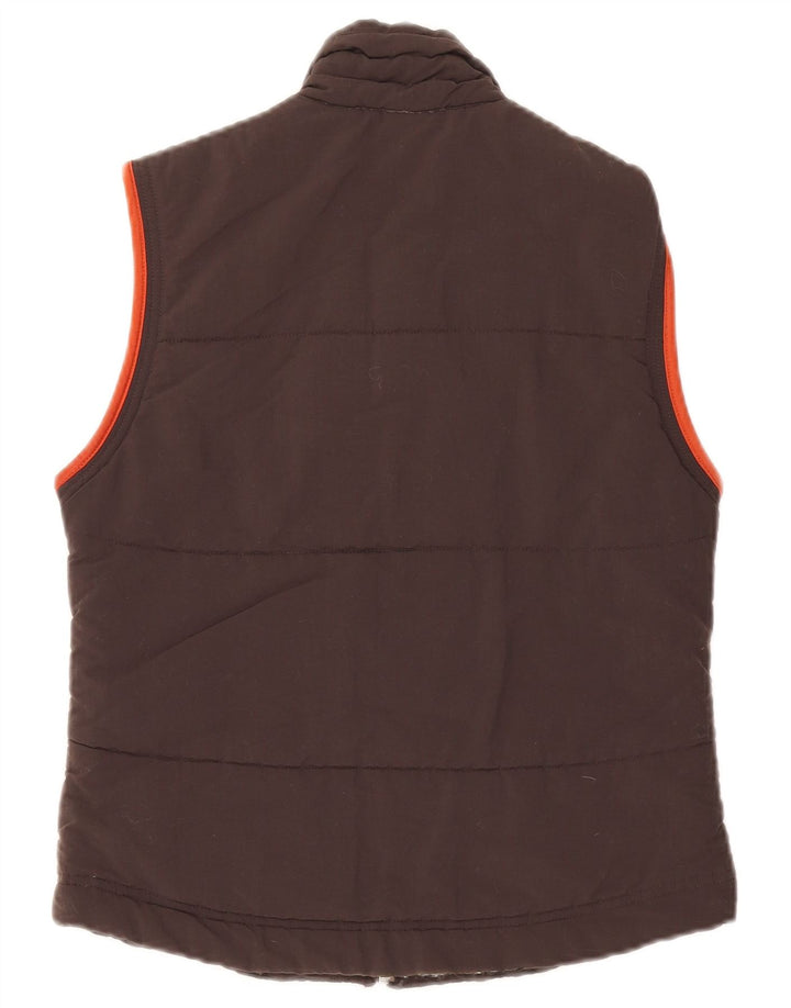 Adidas Dame Polstret Gilet UK 10 Lille brun polyamid