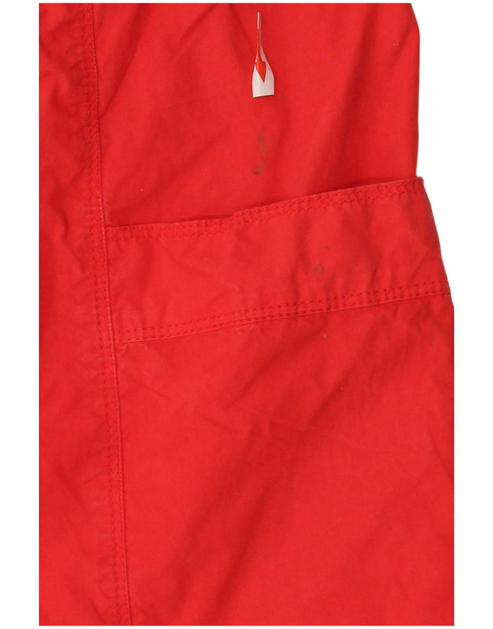 Armani Dame Mini Nederdel EU 42 Large W32 Rød