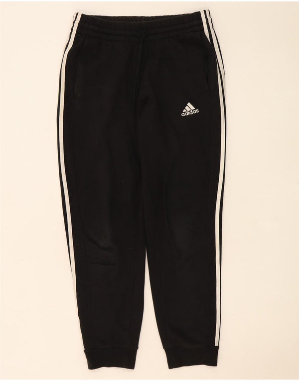 Adidas Dame træningsdragt Bukser Joggers UK 14 Medium Sort Bomuld