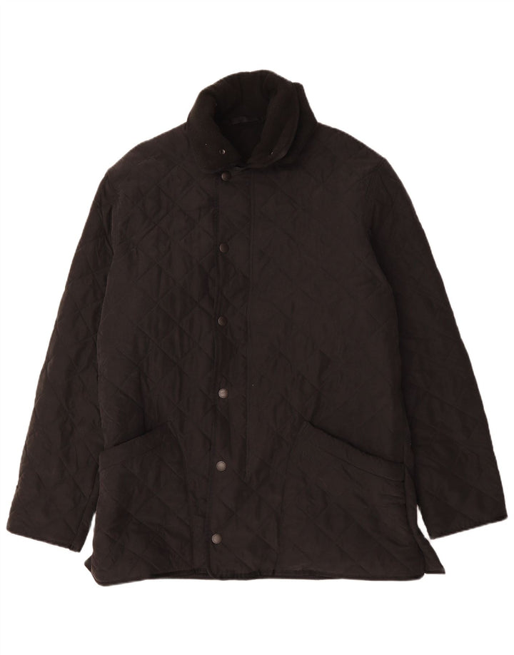BARBOUR Herre quiltet jakke UK 40 Large Black
