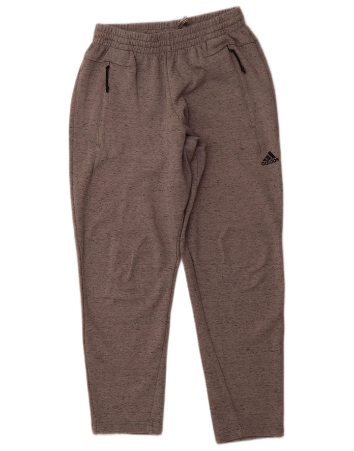 ADIDAS Træningsdragtsbukser til mænd Små grå flækkede bomuld