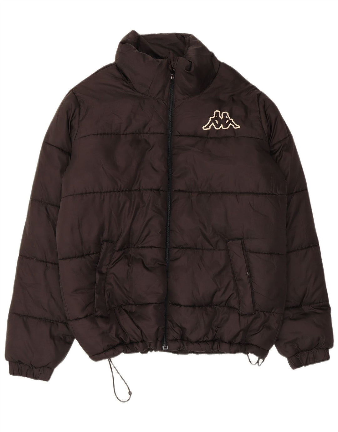 KAPPA Polstret herrejakke UK 40 Stor sort polyester